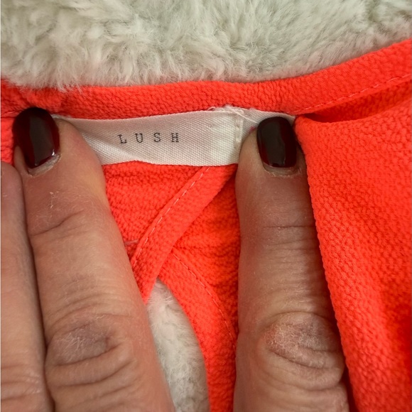 Lush Bright Coral Kids One Piece - Picture 2 of 3